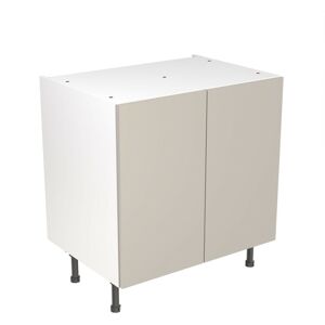 Quick Build Full Kitchen Base / Wall / Tall Unit Set - Light Grey Gloss - Slab Doors Base Unit 800mm - Kitchen Kit