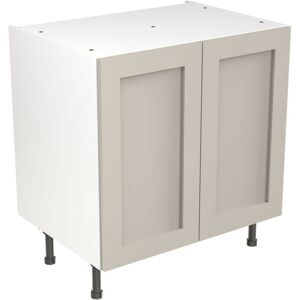 Quick Build Full Kitchen Base / Wall / Tall Unit Set - Light Grey Matt - Shaker Doors Base Unit 800mm - Kitchen Kit