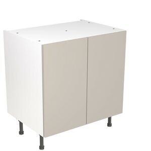 Quick Build Full Kitchen Base / Wall / Tall Unit Set - Light Grey Matt - Slab Doors Base Unit 800mm - Kitchen Kit