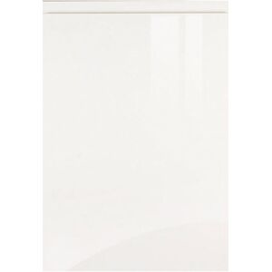 Kitchen Kit Quick Build Full Kitchen Base / Wall / Tall Unit Set - White Gloss - J-Pull Handleless Doors J-Pull Sample Kitchen Unit Cabinet Door 396mm