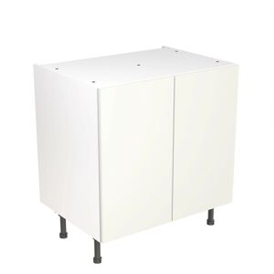 Quick Build Full Kitchen Base / Wall / Tall Unit Set - White Matt - Slab Doors Base Unit 800mm - Kitchen Kit