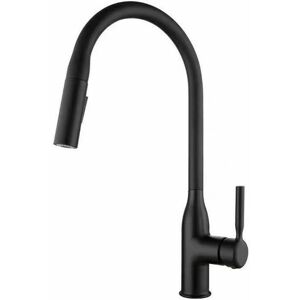 HOOPZI Kitchen Mixer Sink Taps, Kitchen Taps with Pull Out Spray 360° Swivel Single Lever, Kitchen Sink Tap High Arc Flexible Spout, Hot and Cold Kitchen