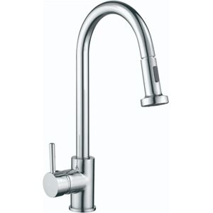 Rak Ceramics - rak RAKKIT013 Pull Out Kitchen Sink Mixer Tap Side Lever - Chrome