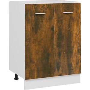 Berkfield Home - Mayfair Bottom Cabinet Smoked Oak 60x46x81.5 cm Engineered Wood