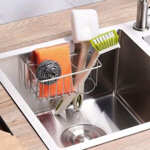 NORCKS Sink Tidy, Bogeer Cutlery Drainer - Kitchen Brush,Sponge,Towel Holder-Sink Caddy-Wash Up Organiser-Wall Caddy Storage-Stainless Steel Sink