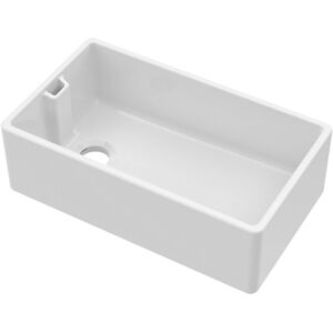 Belfast Fireclay Kitchen Sink 1.0 Bowl 795mm l x 460mm w - White - Nuie