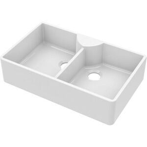 Nuie Belfast Fireclay Kitchen Sink 2.0 Bowl 895mm L x 550mm W - 0 Tap Hole