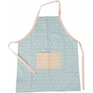 Premier Housewares Frosted Blue Apron For Cooking / Baking 100% Cotton Kitchen Aprons For Men And Women With Front Pockets And Adjustable Ties 68 x 1