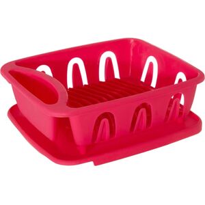 Hot Pink Dish Drainer with Removable Tray - Premier Housewares