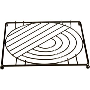 Premier Housewares - Vertex Black Nickel Finish Square Trivet