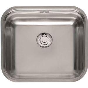 Colorado comfort Single Bowl, 0.9 Gauge Stainless Steel Kitchen Sink - Stainless Steel - Reginox