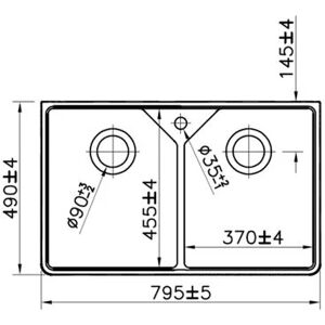 Reginox - Dublin Double Belfast Ceramic Kitchen Sink