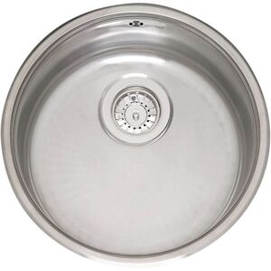 Round Stainless Steel Single Bowl Integrated Kitchen Sink - Reginox