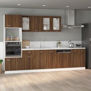 BERKFIELD HOME Royalton Bottom Cabinet Brown Oak 60x46x81.5 cm Engineered Wood