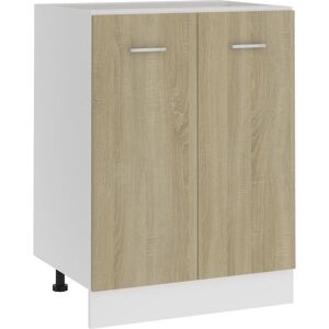 Berkfield Home - Royalton Bottom Cabinet Sonoma Oak 60x46x81.5 cm Engineered Wood