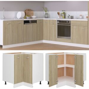 BERKFIELD HOME Royalton Corner Bottom Cabinet Sonoma Oak 75.5x75.5x80.5 cm Engineered Wood