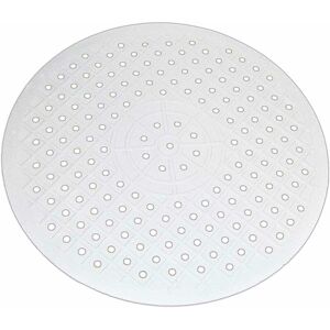 HÉLOISE Rubber Sink Mat, Non-slip Household Insulation Pad and Protection Against Drying, Quick Drainage(White,Size:Round Type)