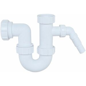 SAUBER S�uber 1 Bowl Kitchen Sink Waste Pipe Kit Easy To Fit Durable - White