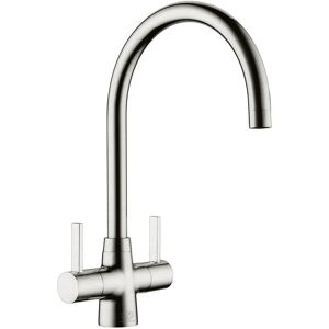 SCOTT & JAMES Scott & James Tommy Twin Lever Mixer Tap - Brushed - ELO0028 - Brushed