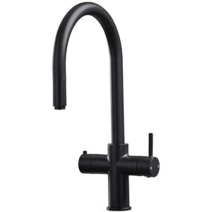 S.i.a - sia BWT33BL Black 3-in-1 Instant Boiling Hot Water Tap Including Tank & Filter