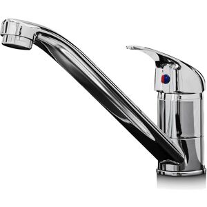 S.I.A SIA KT1 Polished Chrome Single Lever Monobloc Swivel Spout Kitchen Mixer Tap