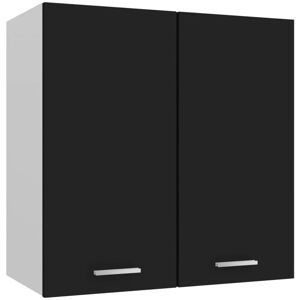 SWEIKO Hanging Cabinet Black 60x31x60 cm Chipboard FF801269UK