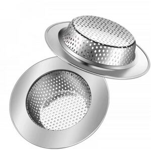 CYSLMUK 2PCS Stainless Steel Sink Strainer (11.5cm) Prevents Kitchen Sinks, Bathroom Sinks.
