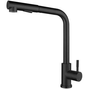CYSLMUK Black Kitchen Faucet with 2 Spray Modes, with Pull-out Spray, 304 Stainless Steel Kitchen Faucet