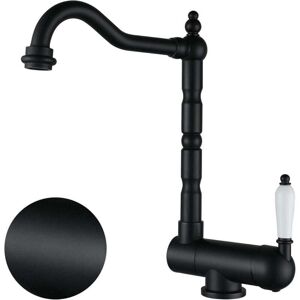 YMYNY Black Pull Out Kitchen Faucet, Brass Kitchen Tap, Foldable Kitchen Mixer Tap Under Window with 360° Swivel Spout, Pull Out Sink Faucet for Window mumu