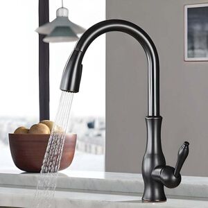 YMYNY High-quality copper kitchen faucet, 360° rotation, dual water outlet mode, smooth and splash-free: comfort and durability MUMU