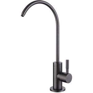 SHUNLI Kitchen Faucet, 100% Lead-Free Drinking Water Faucet, No Air Gap, 304 Stainless Steel Wire Drawing Material
