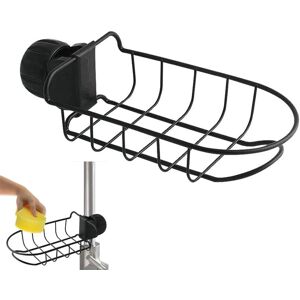 ZVD - Kitchen Faucet Sponge Holder, Stainless Steel Faucet Storage Rack, Hanging Rack Faucet Sponge, Soap Sponge Storage Holder, Kitchen Use,