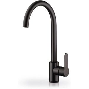 HYDROS Kitchen Mixer Tap In Matt Black Finish Single Lever Modern Style Clodia