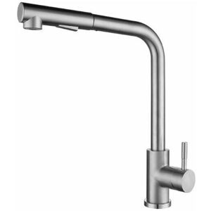 Dewdat - Kitchen mixer tap-Stainless steel faucets, hot and cold water pull-out faucets