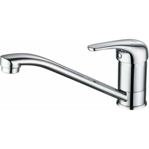 DEWDAT Kitchen Sink Mixer Taps Flexible 360° Swivel, Chrome Brass Single Lever Sink Tap, Sink Mixer Tap with Removable Aerator