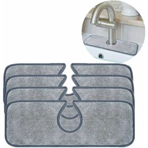 Dewdat - Kitchen Sink Splash Guard: Sink Faucet Mat, Kitchen Sink Faucet Mat, Kitchen Sink Absorbent Faucet Mat, Splash Guard Behind Faucet, Machine
