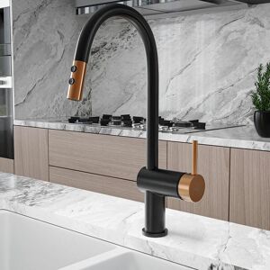 Livingandhome - Pull Out Single Lever Mono Kitchen Mixer