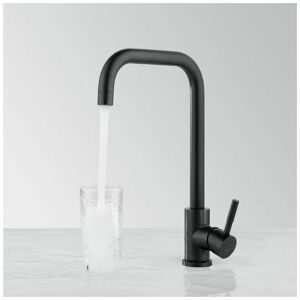 DEWDAT MAGIC Black Pearl Kitchen Faucet, 360° Flexible Swivel Sink Mixer Tap, Kitchen Taps in 304 Stainless Steel Corrosion Resistant Baking Paint