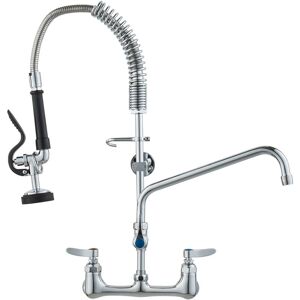 Mophorn Commercial Faucet with Pre-Rinse Sprayer, 25