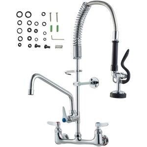 Mophorn Commercial Faucet with Pre-Rinse Sprayer, 25