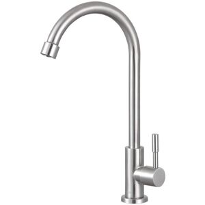 CYSLMUK Single Cold Kitchen Faucet Stainless Steel Basin Sink Laundry Sink Water Purifier Faucet(No water pipe)