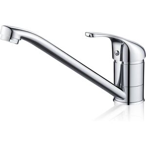 Ikodm - Single Handle Kitchen Faucet, 360° Swivel Kitchen Sink Faucet Brass Kitchen Sink Faucet Hot and Cold Kitchen Sink Faucet with G3/8'' Hose