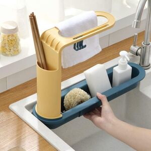 Longziming - Sink Sponge Holder Kitchen Towel Organizer Kitchen Sink Storage Kitchen Sink Storage Sponge Brush Holder Organizer Towel Holder Sponge