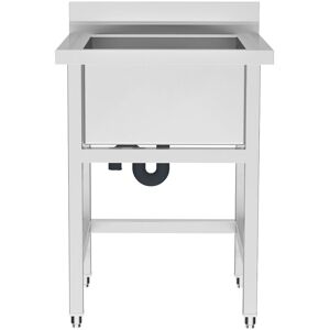 LIVINGANDHOME Free Standing Stainless Steel Kitchen Sink