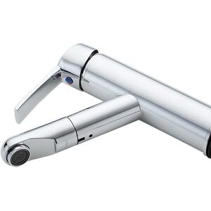 SHUNLI Stainless Steel Kitchen Faucets Chrome Sink Mixers Kitchen Accessories Pull Out Kitchen Hoists Pull Out Hot and Cold Water Taps