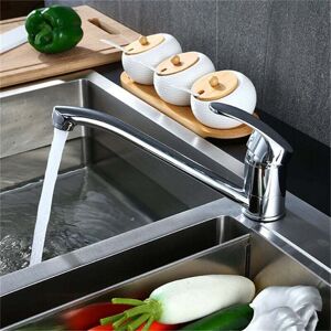 Ymyny - Zinc alloy kitchen faucet, fresh water, electroplating, complete accessories mumu