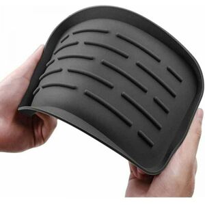 YMYNY 1PC Silicone Drain Mat - Sink Storage Box for Sponges, Brushes, Soap, Wine Glass Drying Mat, Non-Slip Sponge/Sink Holder (Black) mumu YMYNY 1PC Silicone Drain Mat - Sink Storage Box for Sponges, Brushes, Soap, Wine Glass Drying Mat, Non-Slip Sponge/Sink Holder (Black) mumu