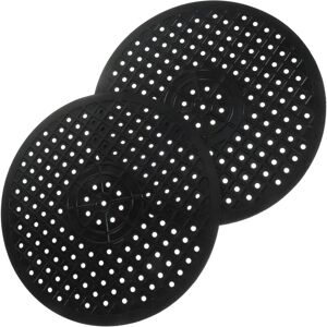 CYSLMUK 2 Pack Round Sink Protector Mats Rubber Kitchen Sink Mats for Kitchen Bottom, Farmhouse Porcelain Sink, Center Drain, Black Round Placemats, 31cm CYSLMUK 2 Pack Round Sink Protector Mats Rubber Kitchen Sink Mats for Kitchen Bottom, Farmhouse Porcelain Sink, Center Drain, Black Round Placemats, 31cm