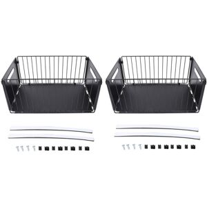 Groofoo - 2PCS Pull Out Cabinet Organizer Metal Flexible Multifunctional Pull Out Spice Rack for Under Sink Kithen Tall Groofoo - 2PCS Pull Out Cabinet Organizer Metal Flexible Multifunctional Pull Out Spice Rack for Under Sink Kithen Tall