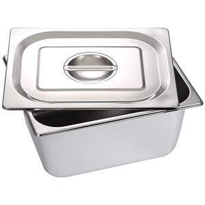 66365Z 1/3 Stainless Steel Tray 325 X 175 X 150mm, Large Capacity Stainless Steel Stockpot, Round Corner Design, Food Storage Container, Kitchen 66365Z 1/3 Stainless Steel Tray 325 X 175 X 150mm, Large Capacity Stainless Steel Stockpot, Round Corner Design, Food Storage Container, Kitchen